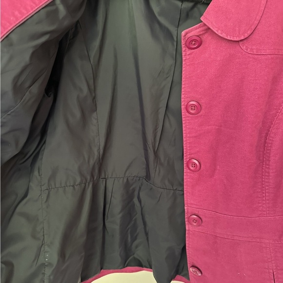 L.L. Bean Women's Magenta Blazer Size M - Picture 4 of 5